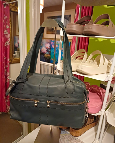 Kipling green leather - kipling,