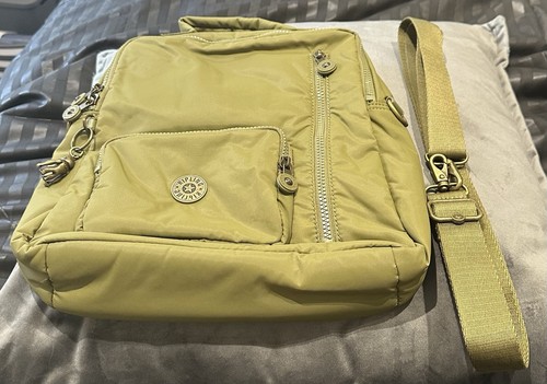 Kipling backpack olive green - backpack,