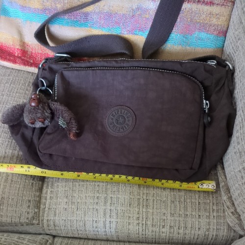 Kipling dark khaki crossbody - dark,