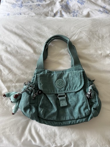 Kipling vintage blue green bag - kipling,