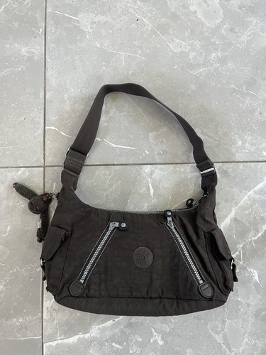 Kipling dark brown - kipling, shoulder