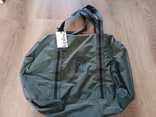 Kipling green holdall duffle - green,