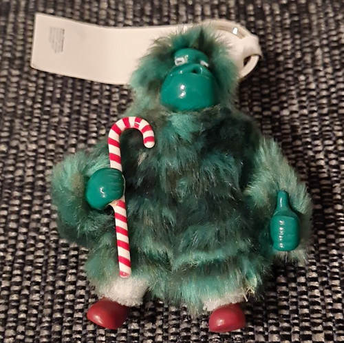 Kipling green plush monkey - kipling,