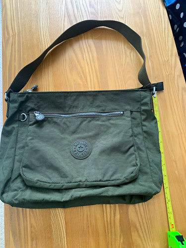 Kipling green shoulder - shoulder, bag