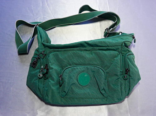Kipling green nylon medium - kipling,