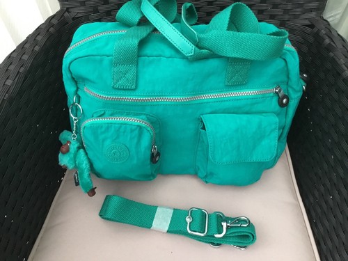 Kipling turquoise green large - kipling, turquoise/green