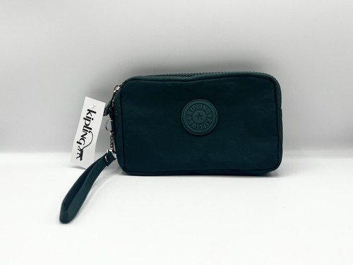 Kipling dark green wristlet - kipling,